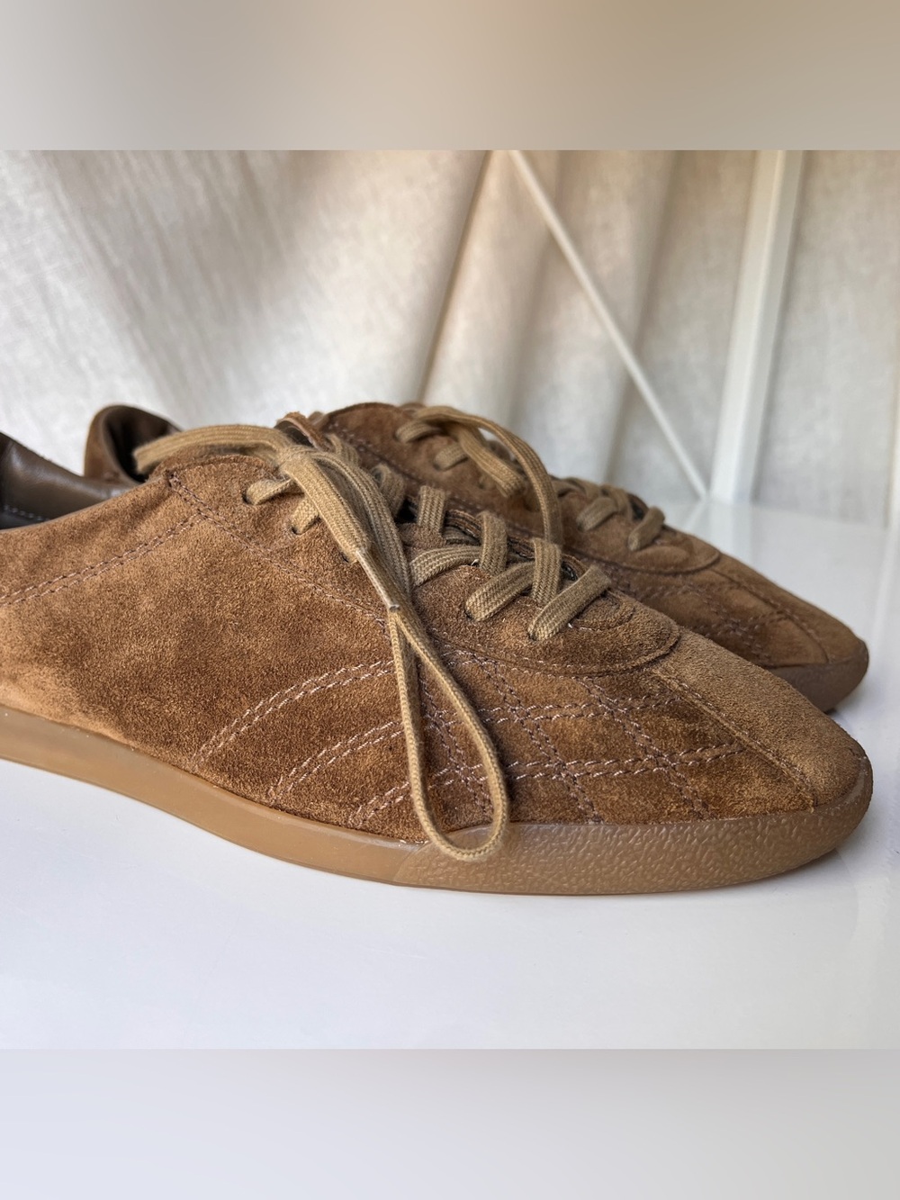 Massimo Dutti Split Suede Trainers / Sneakers Sz 38